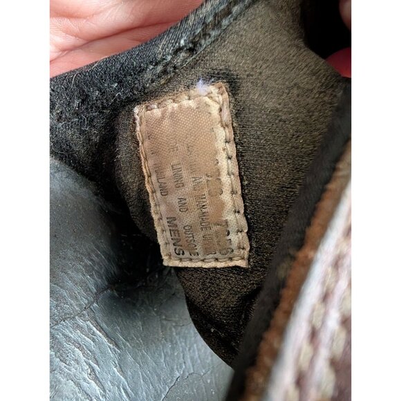 Mens Timberland Brown Leather Sandals With Adjustable Straps Size 10M - Picture 4 of 9